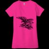 Ladies' Jersey Short-Sleeve Deep V-Neck T-Shirt Thumbnail