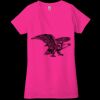 Ladies' Jersey Short-Sleeve Deep V-Neck T-Shirt Thumbnail