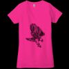 Ladies' Jersey Short-Sleeve Deep V-Neck T-Shirt Thumbnail