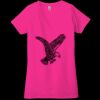 Ladies' Jersey Short-Sleeve Deep V-Neck T-Shirt Thumbnail