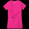 Ladies' Jersey Short-Sleeve Deep V-Neck T-Shirt Thumbnail