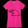 Ladies' Jersey Short-Sleeve Deep V-Neck T-Shirt Thumbnail