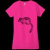 Ladies' Jersey Short-Sleeve Deep V-Neck T-Shirt Thumbnail