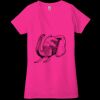 Ladies' Jersey Short-Sleeve Deep V-Neck T-Shirt Thumbnail