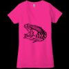 Ladies' Jersey Short-Sleeve Deep V-Neck T-Shirt Thumbnail