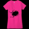 Ladies' Jersey Short-Sleeve Deep V-Neck T-Shirt Thumbnail