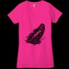 Ladies' Jersey Short-Sleeve Deep V-Neck T-Shirt Thumbnail