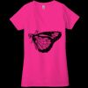 Ladies' Jersey Short-Sleeve Deep V-Neck T-Shirt Thumbnail