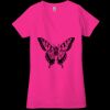 Ladies' Jersey Short-Sleeve Deep V-Neck T-Shirt Thumbnail