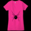 Ladies' Jersey Short-Sleeve Deep V-Neck T-Shirt Thumbnail