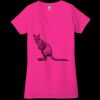 Ladies' Jersey Short-Sleeve Deep V-Neck T-Shirt Thumbnail