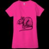 Ladies' Jersey Short-Sleeve Deep V-Neck T-Shirt Thumbnail