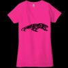 Ladies' Jersey Short-Sleeve Deep V-Neck T-Shirt Thumbnail