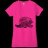 Ladies' Jersey Short-Sleeve Deep V-Neck T-Shirt Thumbnail