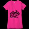 Ladies' Jersey Short-Sleeve Deep V-Neck T-Shirt Thumbnail