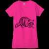 Ladies' Jersey Short-Sleeve Deep V-Neck T-Shirt Thumbnail