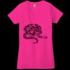 Ladies' Jersey Short-Sleeve Deep V-Neck T-Shirt Thumbnail