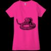 Ladies' Jersey Short-Sleeve Deep V-Neck T-Shirt Thumbnail