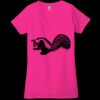 Ladies' Jersey Short-Sleeve Deep V-Neck T-Shirt Thumbnail