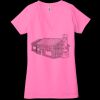 Ladies' Jersey Short-Sleeve Deep V-Neck T-Shirt Thumbnail