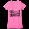 Ladies' Jersey Short-Sleeve Deep V-Neck T-Shirt Thumbnail