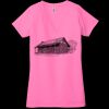 Ladies' Jersey Short-Sleeve Deep V-Neck T-Shirt Thumbnail