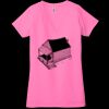 Ladies' Jersey Short-Sleeve Deep V-Neck T-Shirt Thumbnail
