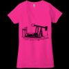 Ladies' Jersey Short-Sleeve Deep V-Neck T-Shirt Thumbnail