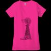 Ladies' Jersey Short-Sleeve Deep V-Neck T-Shirt Thumbnail