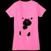 Ladies' Jersey Short-Sleeve Deep V-Neck T-Shirt Thumbnail
