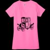 Ladies' Jersey Short-Sleeve Deep V-Neck T-Shirt Thumbnail
