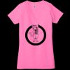 Ladies' Jersey Short-Sleeve Deep V-Neck T-Shirt Thumbnail