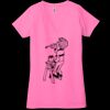 Ladies' Jersey Short-Sleeve Deep V-Neck T-Shirt Thumbnail