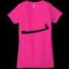 Ladies' Jersey Short-Sleeve Deep V-Neck T-Shirt Thumbnail