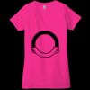 Ladies' Jersey Short-Sleeve Deep V-Neck T-Shirt Thumbnail