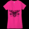 Ladies' Jersey Short-Sleeve Deep V-Neck T-Shirt Thumbnail