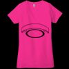 Ladies' Jersey Short-Sleeve Deep V-Neck T-Shirt Thumbnail