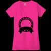 Ladies' Jersey Short-Sleeve Deep V-Neck T-Shirt Thumbnail