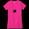 Ladies' Jersey Short-Sleeve Deep V-Neck T-Shirt Thumbnail