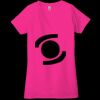 Ladies' Jersey Short-Sleeve Deep V-Neck T-Shirt Thumbnail