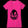 Ladies' Jersey Short-Sleeve Deep V-Neck T-Shirt Thumbnail