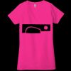 Ladies' Jersey Short-Sleeve Deep V-Neck T-Shirt Thumbnail