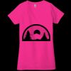 Ladies' Jersey Short-Sleeve Deep V-Neck T-Shirt Thumbnail