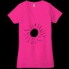 Ladies' Jersey Short-Sleeve Deep V-Neck T-Shirt Thumbnail