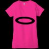 Ladies' Jersey Short-Sleeve Deep V-Neck T-Shirt Thumbnail