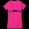 Ladies' Jersey Short-Sleeve Deep V-Neck T-Shirt Thumbnail