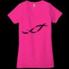 Ladies' Jersey Short-Sleeve Deep V-Neck T-Shirt Thumbnail