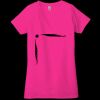 Ladies' Jersey Short-Sleeve Deep V-Neck T-Shirt Thumbnail