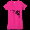 Ladies' Jersey Short-Sleeve Deep V-Neck T-Shirt Thumbnail