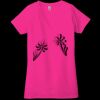 Ladies' Jersey Short-Sleeve Deep V-Neck T-Shirt Thumbnail